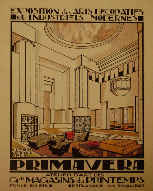Primavera 1925 artes decorativas